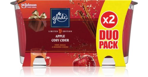 Glade DUO 2x129g i.gyertya Apple Cosy