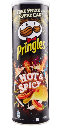 Pringles csípős chips 165g