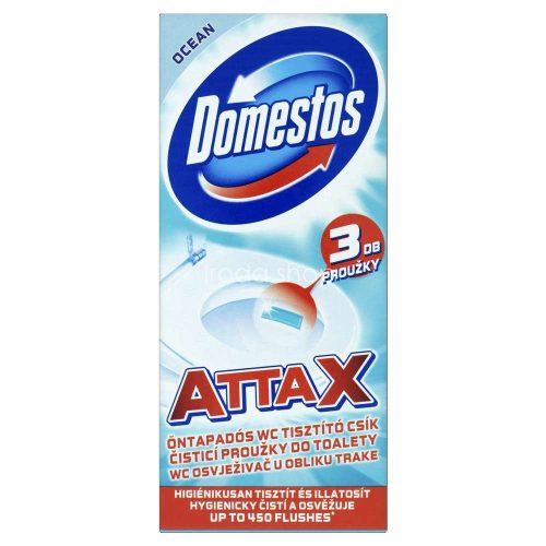 Domestos attax wc tiszt.csík 3*10gr óceán