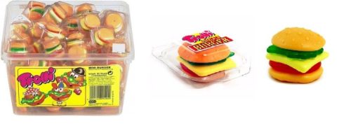 Trolli hamburger tégelyes 10g