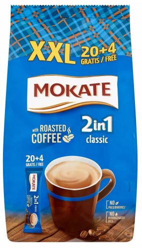 Mokate 2in1 xxl instant kávé 24x17g