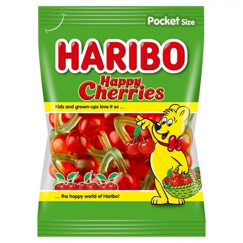 Haribo 100g gumicukor happy cherry