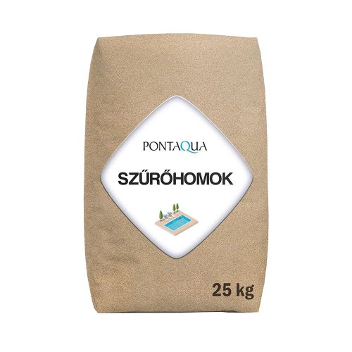 Kvarchomok szűrőtöltet 25kg