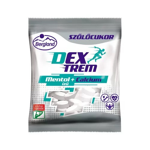 Dextrem szőlőcukor mentol+Calc.70g