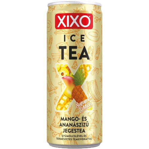 Xixo 0,25L ice tea mangó-ananász DRS