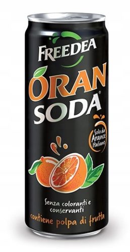 Lemon soda üdítő narancs 0,33l dob.