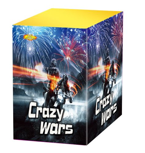 Tűzijáték crazy wars 25 lövés 30mm 487,5g f2